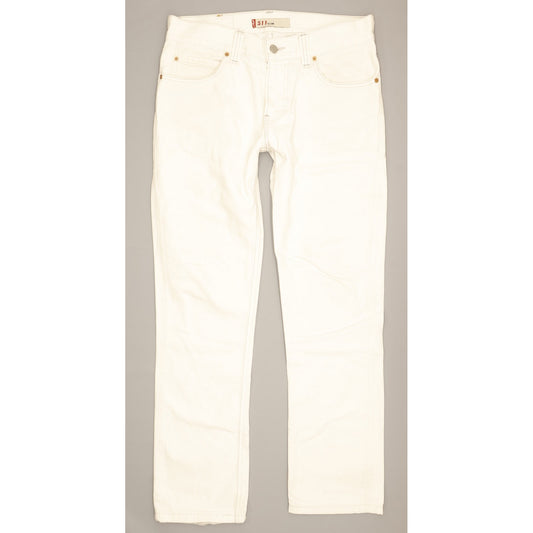 Levi's 511 Men White Straight Slim Jeans W33 L31