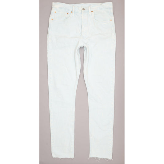 Levi's 501 Blue Straight Regular Stretch Jeans High Waisted W30 L32