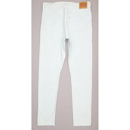 Levi's 501 Blue Straight Regular Stretch Jeans High Waisted W30 L32