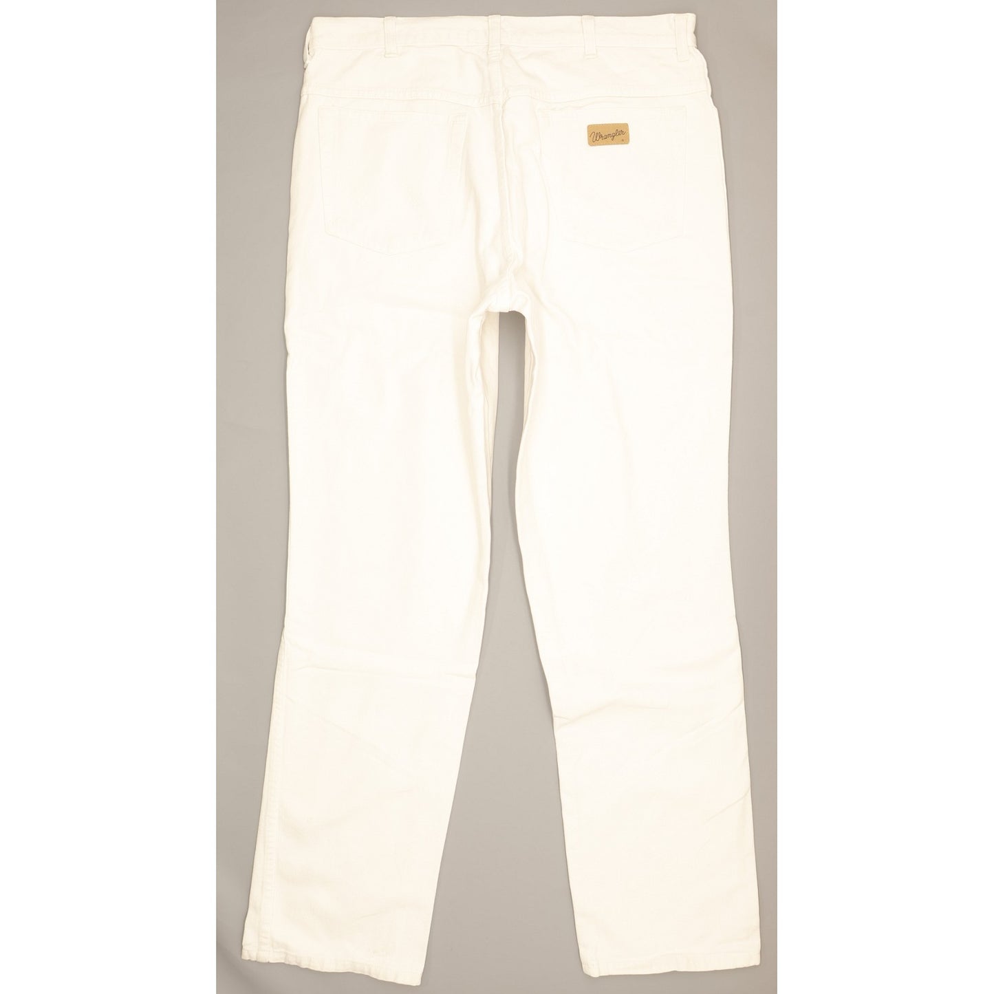 Wrangler Men White Straight Regular Jeans W32 L32