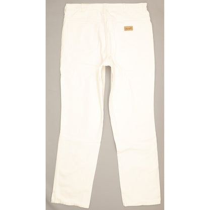 Wrangler Men White Straight Regular Jeans W32 L32