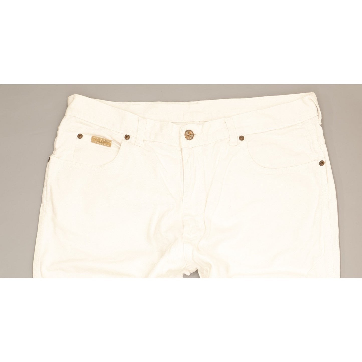 Wrangler Men White Straight Regular Jeans W32 L32