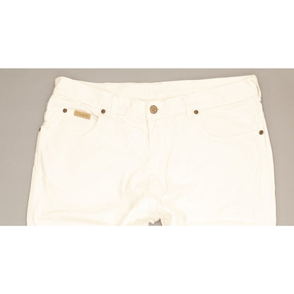 Wrangler Men White Straight Regular Jeans W32 L32