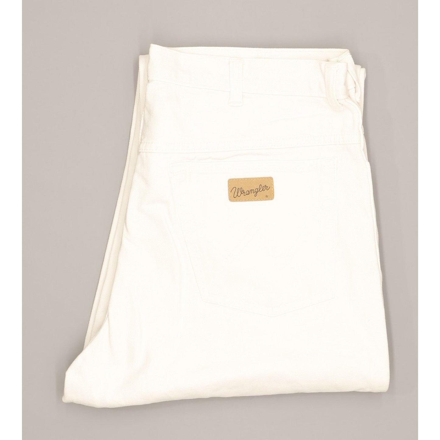 Wrangler Men White Straight Regular Jeans W32 L32