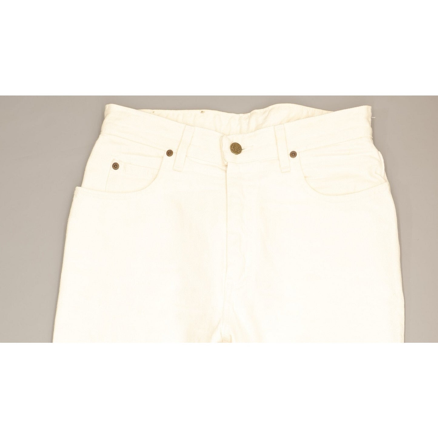 Lee Virginia Men White Tapered Regular Jeans W30 L28