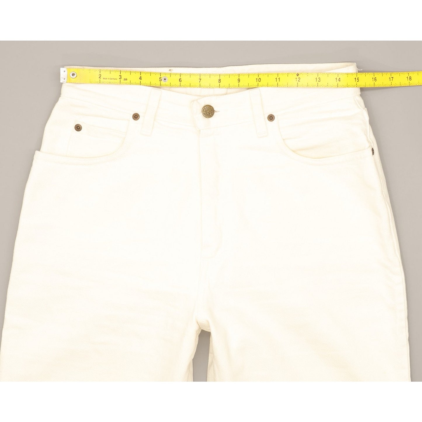 Lee Virginia Men White Tapered Regular Jeans W30 L28