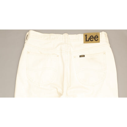Lee Chicago Men White Straight Regular Jeans W34 L32