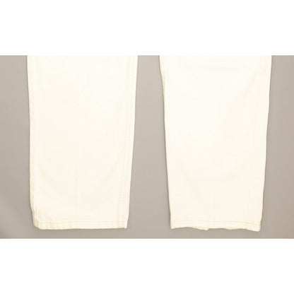 Lee Chicago Men White Straight Regular Jeans W34 L32