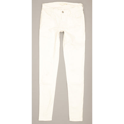 Levi's 710 Super Women White Skinny Slim Stretch Jeans W25 L30