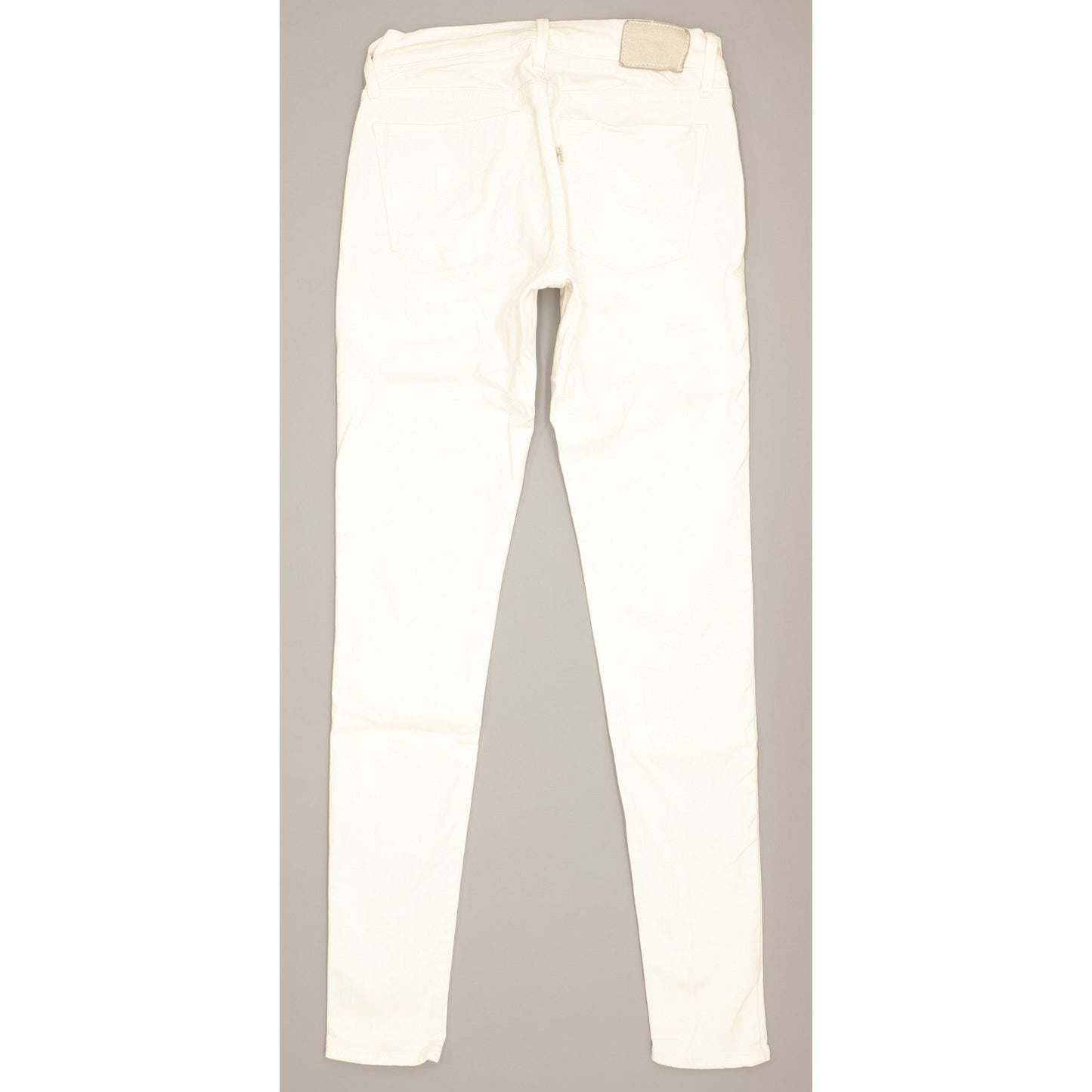 Levi's 710 Super Women White Skinny Slim Stretch Jeans W25 L30
