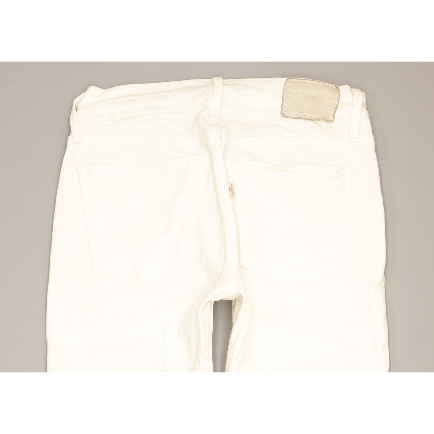 Levi's 710 Super Women White Skinny Slim Stretch Jeans W25 L30