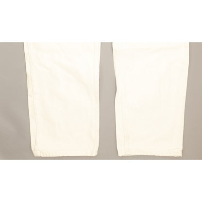 Lee Kansas Men White Straight Regular Jeans W36 L32
