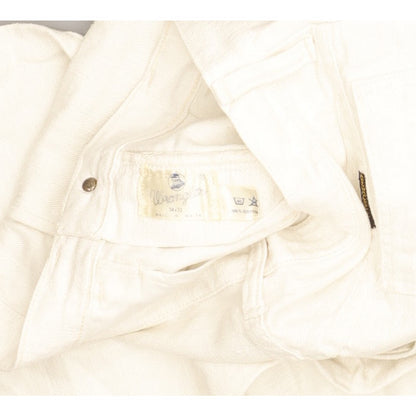 Wrangler Vintage Men White Bootcut Regular Jeans W32 L31