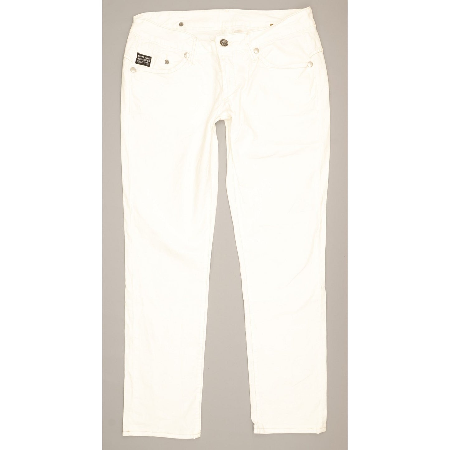 G-Star Midge Women White Skinny Slim Stretch Jeans W32 L30