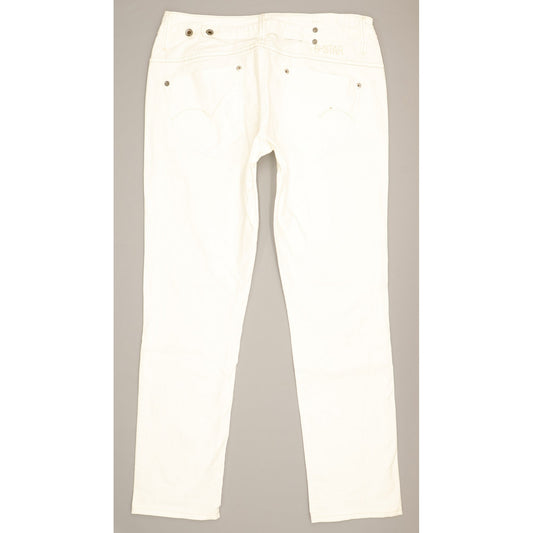 G-Star Midge Women White Skinny Slim Stretch Jeans W32 L30