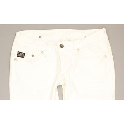 G-Star Midge Women White Skinny Slim Stretch Jeans W32 L30