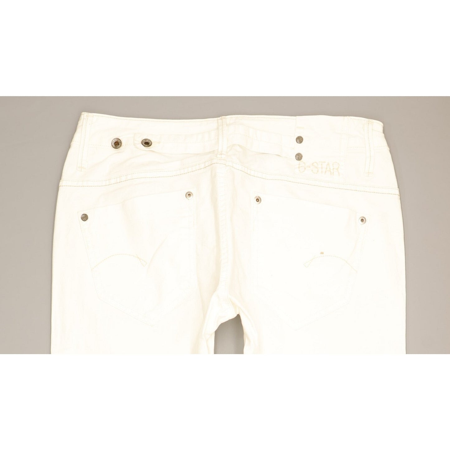 G-Star Midge Women White Skinny Slim Stretch Jeans W32 L30