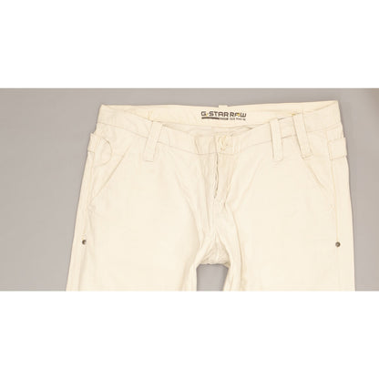 G-Star Dexter Women Beige Straight Loose Chino Jeans W30 L32