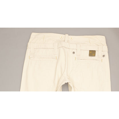 G-Star Dexter Women Beige Straight Loose Chino Jeans W30 L32