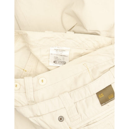 G-Star Dexter Women Beige Straight Loose Chino Jeans W30 L32