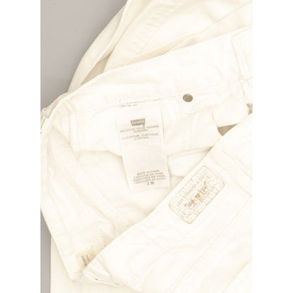 Levi's 552 Women White Straight Slim Stretch Jeans W28 L29