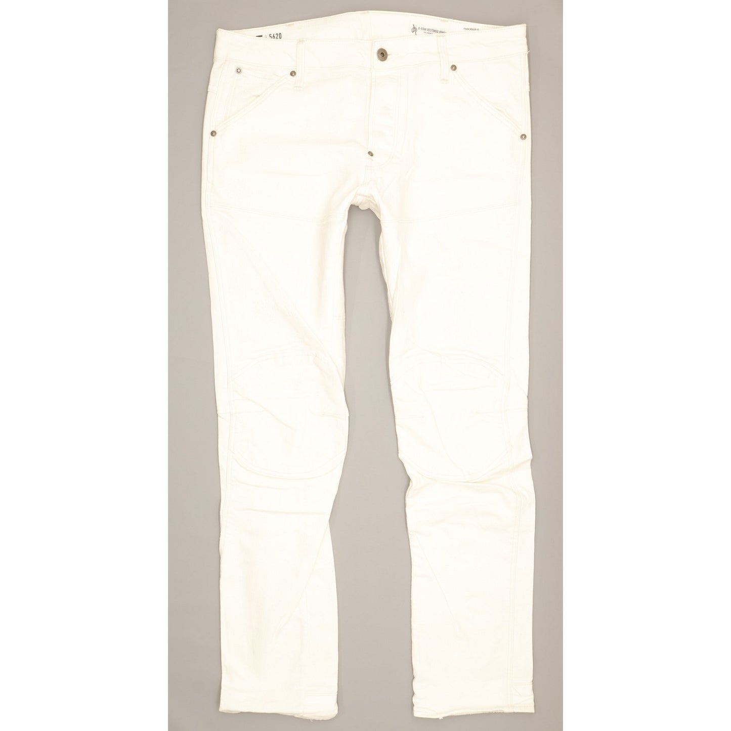 G-Star 5620 3D Men White Skinny Slim Stretch Jeans W32 L31