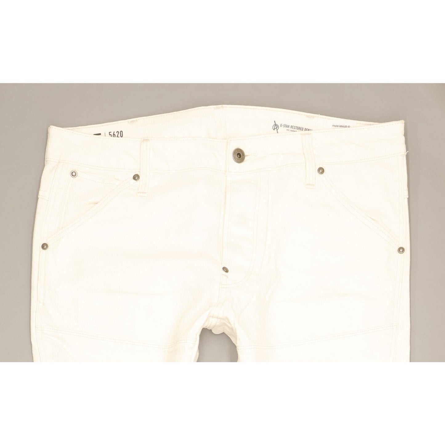 G-Star 5620 3D Men White Skinny Slim Stretch Jeans W32 L31