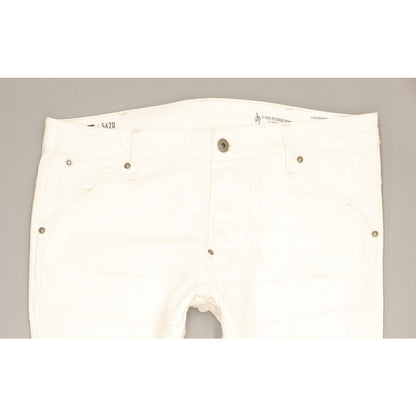 G-Star 5620 3D Men White Skinny Slim Stretch Jeans W32 L31