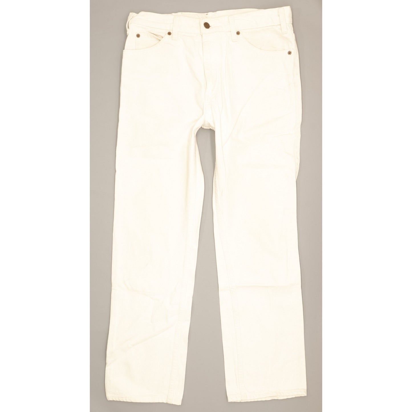 Levi's 549 Made in USA Men White Straight Regular Jeans W34 L29