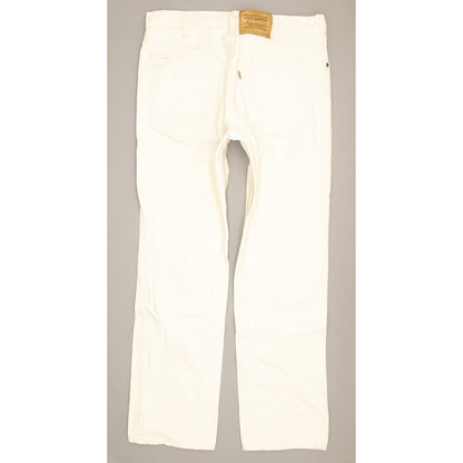 Levi's 549 Made in USA Men White Straight Regular Jeans W34 L29