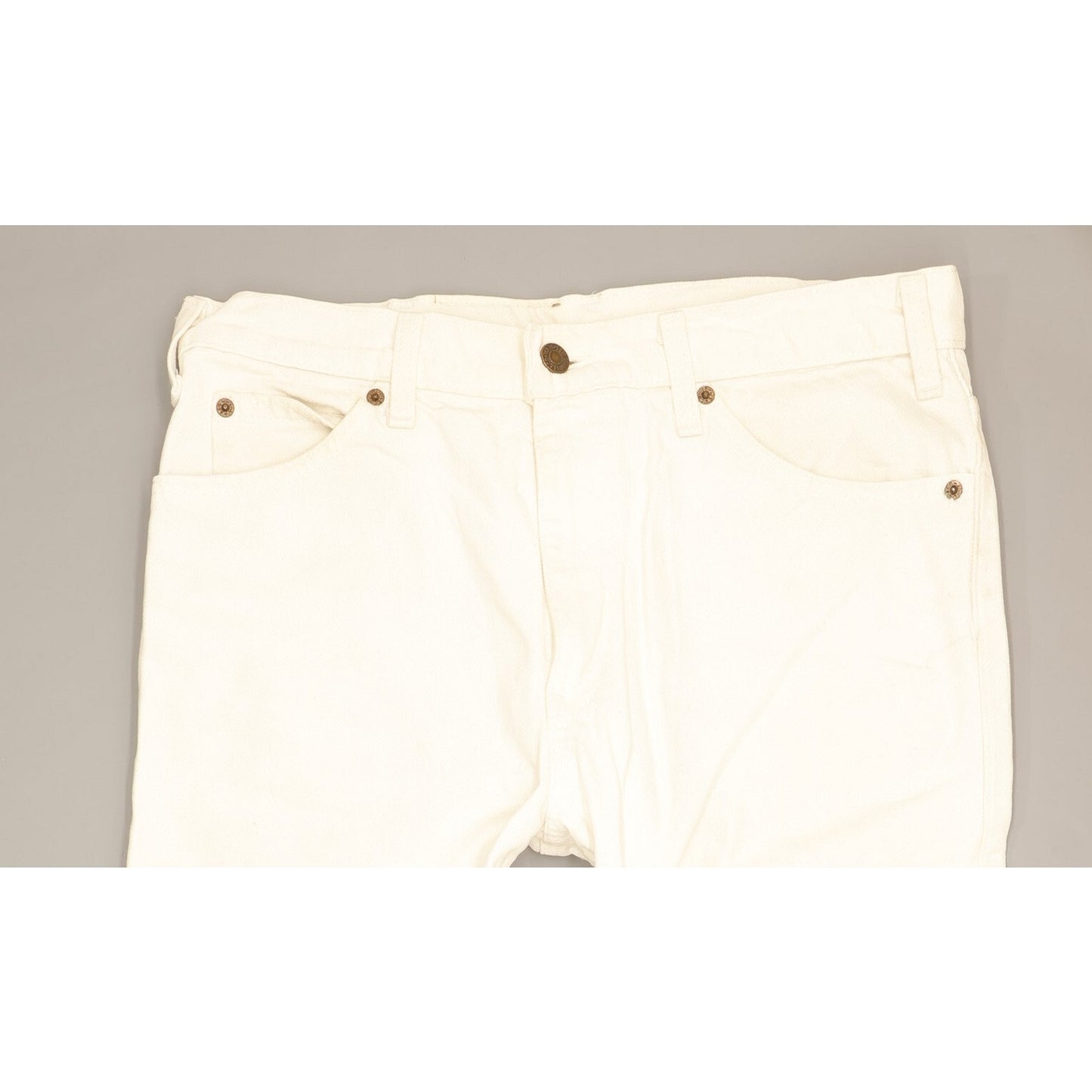 Levi's 549 Made in USA Men White Straight Regular Jeans W34 L29