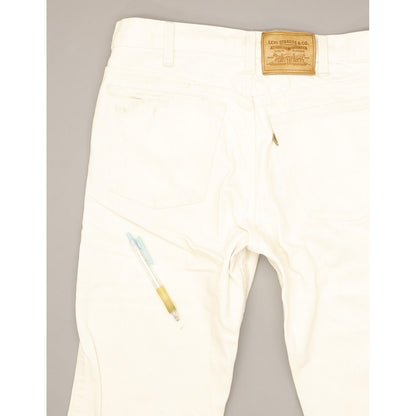 Levi's 549 Made in USA Men White Straight Regular Jeans W34 L29