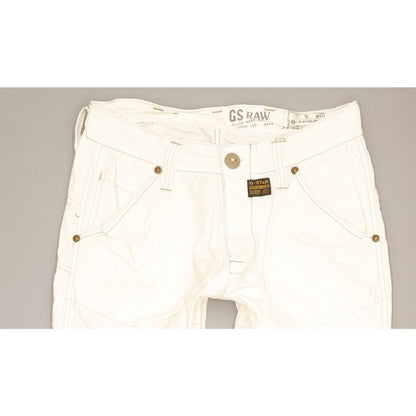 G-Star New Trash Men White Straight Regular Jeans W32 L32