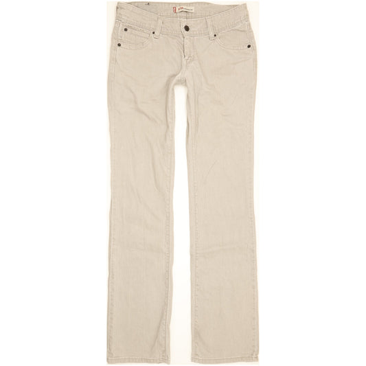 Levi's 570 Men Grey Straight Slim Stretch Jeans W30 L34