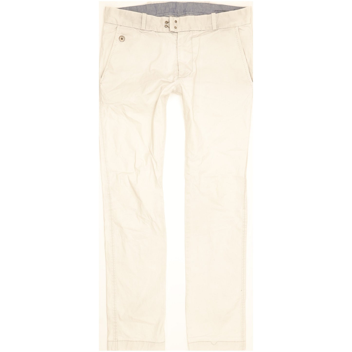 Diesel Men Grey Straight Slim Chino Stretch Jeans W30 L31