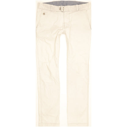 Diesel Men Grey Straight Slim Chino Stretch Jeans W30 L31