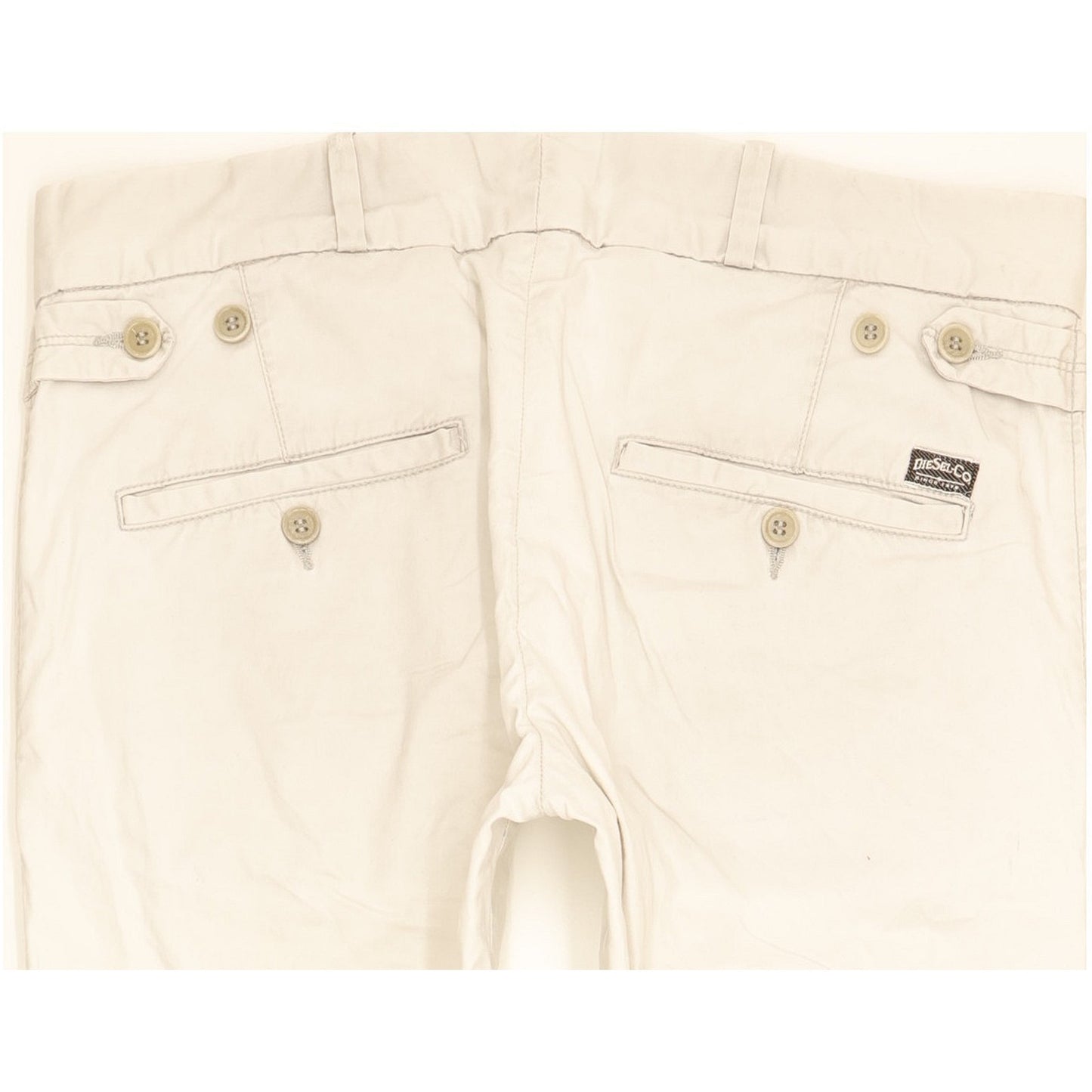 Diesel Men Grey Straight Slim Chino Stretch Jeans W30 L31
