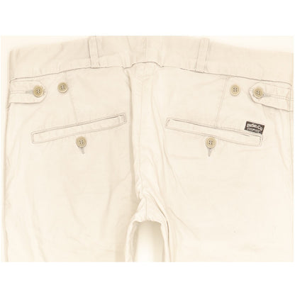 Diesel Men Grey Straight Slim Chino Stretch Jeans W30 L31