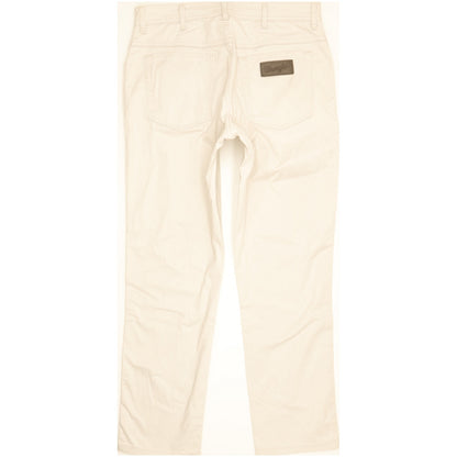 Wrangler Texas Men Beige Straight Slim Stretch Jeans W32 L29