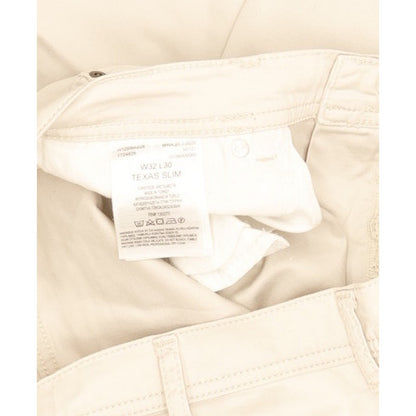 Wrangler Texas Men Beige Straight Slim Stretch Jeans W32 L29