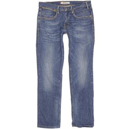 Levi's 519 Men Blue Straight Slim Stretch Jeans W32 L31