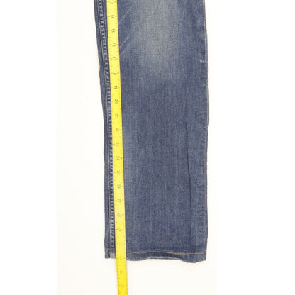 Levi's 519 Men Blue Straight Slim Stretch Jeans W32 L31