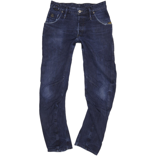 G-Star New Riley 3D Men Navy Tapered Loose Jeans W30 L32
