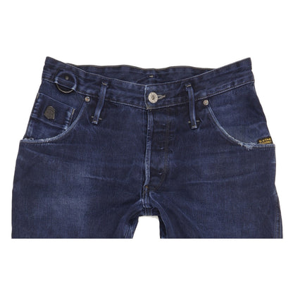 G-Star New Riley 3D Men Navy Tapered Loose Jeans W30 L32