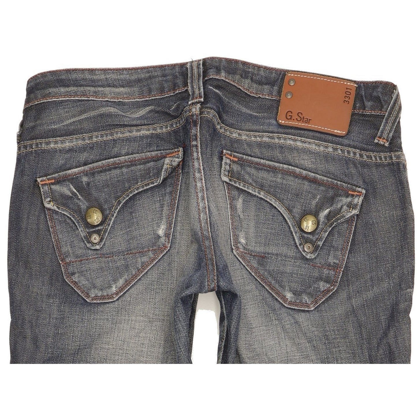 G-Star Limit Men Blue Straight Slim Jeans W31 L34