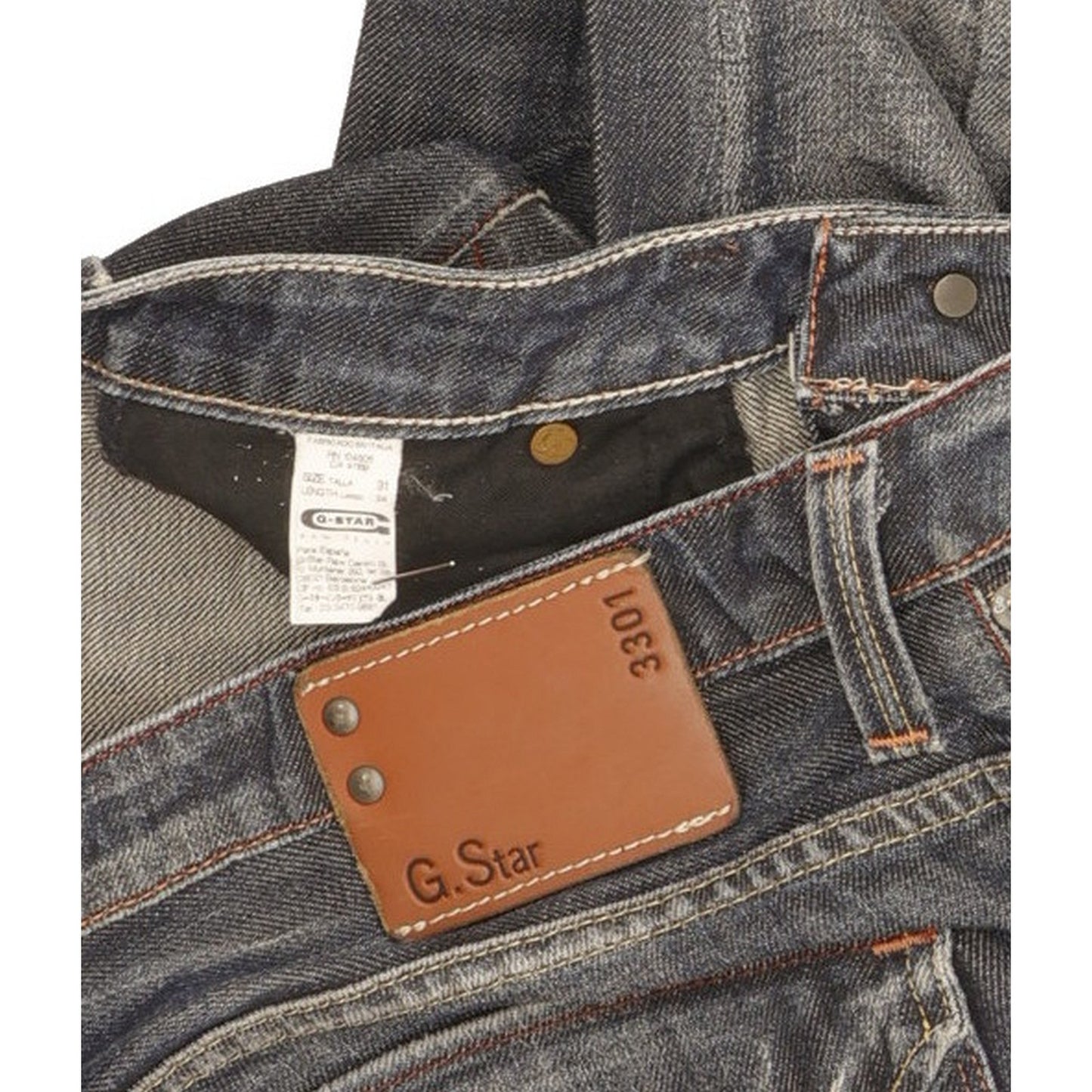 G-Star Limit Men Blue Straight Slim Jeans W31 L34