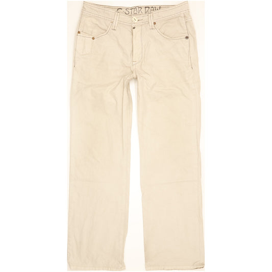 G-Star Locker Men Beige Straight Regular Jeans W31 L32