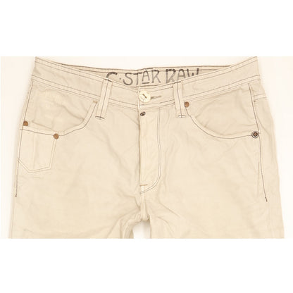 G-Star Locker Men Beige Straight Regular Jeans W31 L32