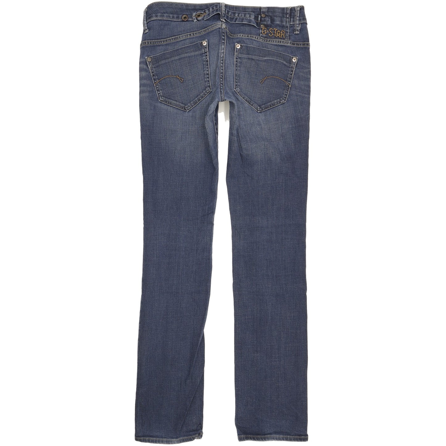 G-Star Women Blue Straight Slim Stretch Jeans W30 L34
