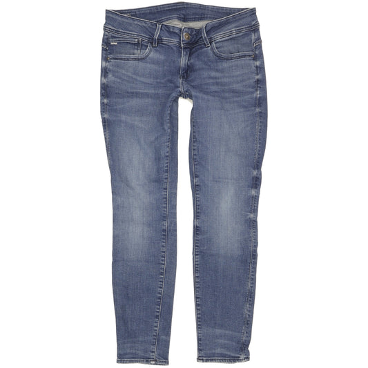 G-Star Lynn Women Blue Skinny Slim Stretch Jeans W31 L30